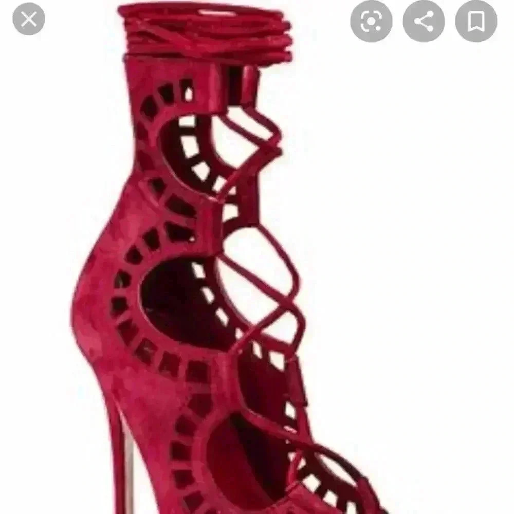 Obsession rules real suede sandals